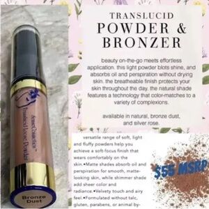 SeneGence Translucid Bronzer Loose Powder  Dust 2 pack. See description.